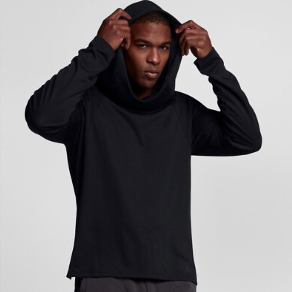 Jordan Men's Black Vented Hoodie Small